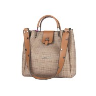 حقيبة يد نسائية منقوشة لون المنك ANG-7175