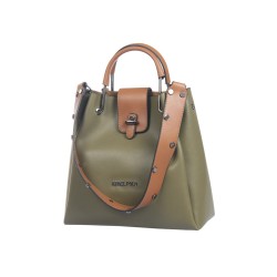 حقيبة يد نسائية لون الأخضر-البني الفاتح ANG-7175