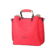 حقيبة يد نسائية جلد الغزال لون أحمر ANG-7215