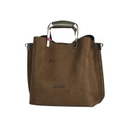 حقيبة يد نسائية جلد الغزال لون الأخضر ANG-7215