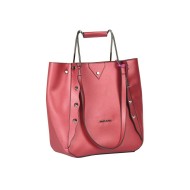 حقيبة يد نسائية لون أحمر عنابي معدني ANG-7220