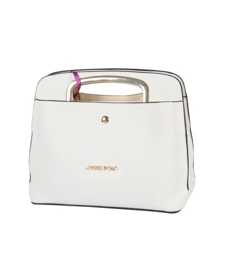حقيبة يد نسائية لون أبيض ANG-7295