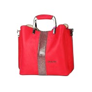 حقيبة يد نسائية جلد الغزال لون أحمر ANG-7320