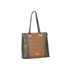 حقيبة يد نسائية لون الكاكي الأخضر ANG-8155