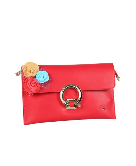 حقيبة يد نسائية لون أحمر ANG-8180