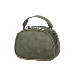 حقيبة يد نسائية منقوشة لون الكاكي الأخضر ANG-8185 حقيبة يد نسائية منقوشة لون الكاكي الأخضر ANG-8185