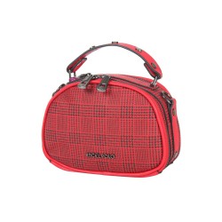 حقيبة يد نسائية منقوشة لون أحمر ANG-8185