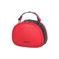 حقيبة يد نسائية لون أحمر-أسود ANG-8185