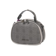 حقيبة يد نسائية منقوشة لون البلاتين ANG-8185