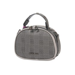 حقيبة يد نسائية منقوشة لون البلاتين ANG-8185