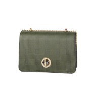 حقيبة يد نسائية منقوشة لون الكاكي الأخضر ANG-8195