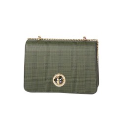 حقيبة يد نسائية منقوشة لون الكاكي الأخضر ANG-8195 حقيبة يد نسائية منقوشة لون الكاكي الأخضر ANG-8195