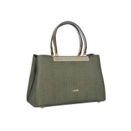 حقيبة يد نسائية منقوشة لون الكاكي الأخضر ANG-8200