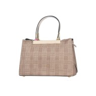 حقيبة يد نسائية منقوشة لون المنك ANG-8200