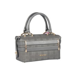 حقيبة يد نسائية منقوشة لون رمادي ANG-8215 حقيبة يد نسائية منقوشة لون رمادي ANG-8215