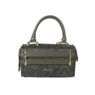 حقيبة يد نسائية جلد الثعبان لون الكاكي الأخضر ANG-8215