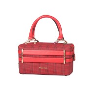 حقيبة يد نسائية منقوشة لون أحمر ANG-8215