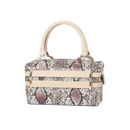 حقيبة يد نسائية جلد الثعبان لون المنك ANG-8215