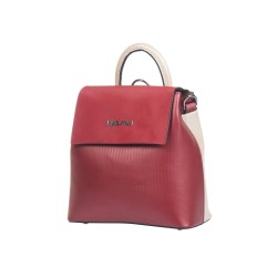حقيبة يد نسائية لون أحمر عنابي-كريم ANG-9170