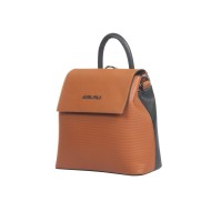 حقيبة يد نسائية لون البني الفاتح-أسود ANG-9170