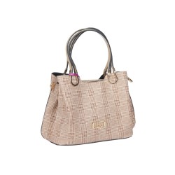 حقيبة يد نسائية منقوشة لون المنك ANG-9225 حقيبة يد نسائية منقوشة لون المنك ANG-9225