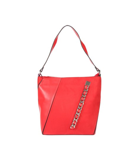 حقيبة يد نسائية جلد الغزال لون أحمر ANG-9240