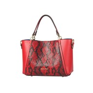 حقيبة يد نسائية جلد الثعبان لون أحمر ANG-9255