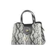 حقيبة يد نسائية جلد الثعبان لون أسود ANG-9260