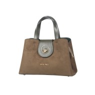 حقيبة يد نسائية جلد الغزال لون الأخضر ANG-9260