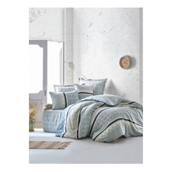 طقم أغطية سرير مزدوج وجهين موديل ريحانا رانفورس لون النعناع CN-1761569-NAN طقم أغطية سرير مزدوج وجهين موديل ريحانا رانفورس لون النعناع CN-1761569-NAN