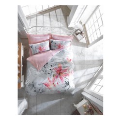 طقم أغطية سرير مزدوج وجهين موديل ايريس رانفورس لون زهري CN-1761641-PMB طقم أغطية سرير مزدوج وجهين موديل ايريس رانفورس لون زهري CN-1761641-PMB