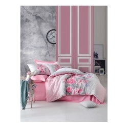 طقم أغطية سرير مزدوج وجهين موديل فيونا رانفورس لون زهري CN-1761767-PMB طقم أغطية سرير مزدوج وجهين موديل فيونا رانفورس لون زهري CN-1761767-PMB