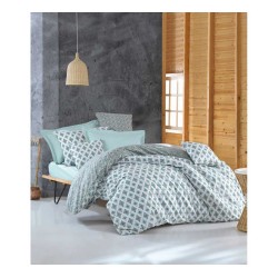 طقم مفرش سرير مزدوج وجهين موديل اينزا مينيمال رانفورس لون بترولي CN-3285781-PTR طقم مفرش سرير مزدوج وجهين موديل اينزا مينيمال رانفورس لون بترولي CN-3285781-PTR