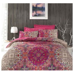 طقم أغطية سرير مزدوج وجهين موديل توبا ساتان لون فوشي CT-1771375-FUS طقم أغطية سرير مزدوج وجهين موديل توبا ساتان لون فوشي CT-1771375-FUS