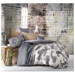 طقم أغطية سرير مزدوج وجهين موديل جيروم ساتان لون بيج CT-1771787-BEJ طقم أغطية سرير مزدوج وجهين موديل جيروم ساتان لون بيج CT-1771787-BEJ