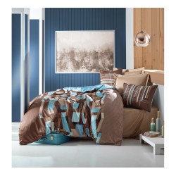 طقم أغطية سرير مزدوج وجهين موديل مارتينو ساتان لون بترولي CT-1771788-PTR طقم أغطية سرير مزدوج وجهين موديل مارتينو ساتان لون بترولي CT-1771788-PTR