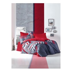 طقم أغطية سرير مزدوج وجهين موديل روكسي ساتان لون احمر CT-1771789-KIR طقم أغطية سرير مزدوج وجهين موديل روكسي ساتان لون احمر CT-1771789-KIR