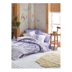 طقم أغطية سرير مزدوج وجهين موديل بوهيمي فيستا رانفورس لون ليلكي CT-18137380-ZMB طقم أغطية سرير مزدوج وجهين موديل بوهيمي فيستا رانفورس لون ليلكي CT-18137380-ZMB