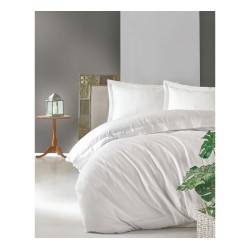 طقم مفرش سرير مزدوج وجهين موديل اليغانت ساتان لون ابيض CT-1824003-BYZ طقم مفرش سرير مزدوج وجهين موديل اليغانت ساتان لون ابيض CT-1824003-BYZ