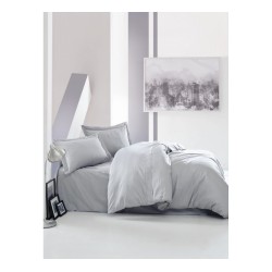 طقم مفرش سرير مزدوج وجهين موديل اليغانت ساتان لون رمادي CT-1824006-GRI طقم مفرش سرير مزدوج وجهين موديل اليغانت ساتان لون رمادي CT-1824006-GRI