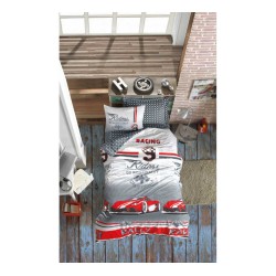 طقم أغطية سرير مفرد وجهين موديل ريد كار رانفورس لون احمر CT-1861497-KIR طقم أغطية سرير مفرد وجهين موديل ريد كار رانفورس لون احمر CT-1861497-KIR