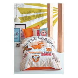 طقم أغطية سرير مفرد وجهين موديل ليتل تيم رانفورس لون برتقالي CT-1861776-TRC طقم أغطية سرير مفرد وجهين موديل ليتل تيم رانفورس لون برتقالي CT-1861776-TRC