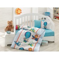 طقم أغطية سرير اطفال وجهين موديل اوجان دوستلر رانفورس لون ازرق CT-2000626-MAV