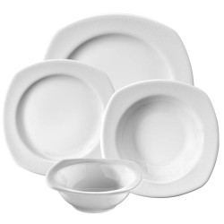 طقم سفرة 24 قطعة بورسلان بون باساك لون أبيض KTH-CSL24Y200-BYZ طقم سفرة 24 قطعة بورسلان بون باساك لون أبيض KTH-CSL24Y200-BYZ