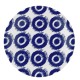 طقم سفرة 24 قطعة بورسلان بون باساك  لون أبيض-أزرق KTH-ZG24Y24308769-BYZ-MAV