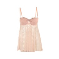 قميص نوم تركي لون بودرة NBB-3753-BYZ