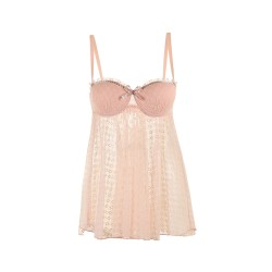 قميص نوم تركي لون بودرة NBB-3753-BYZ قميص نوم تركي لون بودرة NBB-3753-BYZ