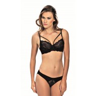 طقم حمالة صدر مع كيلوت لون أسود NBB-4352-BYZ