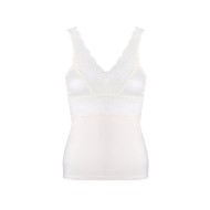  قميص نوم مع كيلوت منقش لون أبيض NBB-800-BYZ