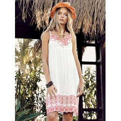 ثوب نسائي قصير بدون أكمام لون سكري EFS-9002 ثوب نسائي قصير بدون أكمام لون سكري EFS-9002